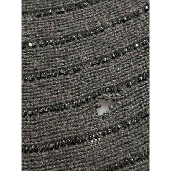 Ralph Lauren Black Label Cardigan Beaded Sweater Art Deco Clasp Women's Large - Picture 11 of 16